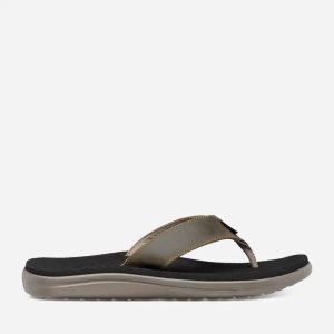 Teva Voya Leather Σαγιοναρεσ Ανδρικα - βαθυ Ελιά